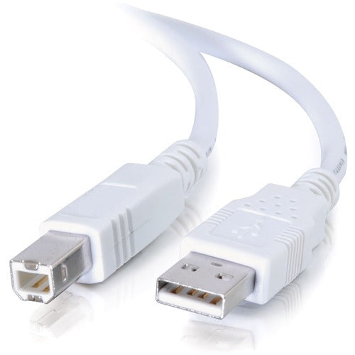 C2G 9.8ft USB A to USB B Cable - USB Type-A to USB Type-B  - White - M/M 13400