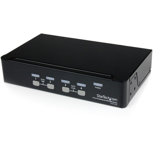 StarTech.com 4 Port Professional VGA USB KVM Switch with Hub SV431USB