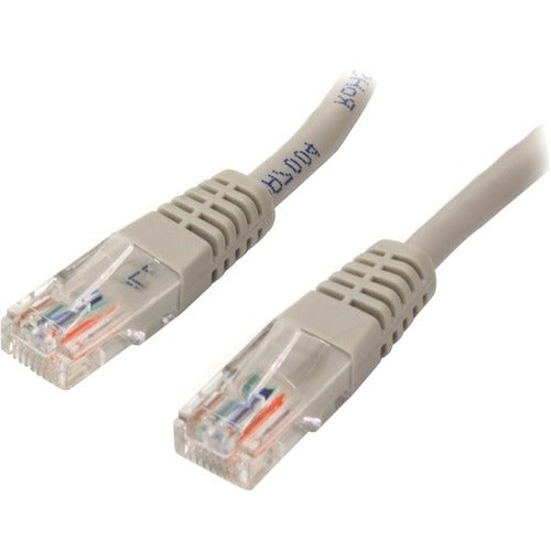 StarTech.com 15 ft Gray Molded Cat5e UTP Patch Cable M45PATCH15GR