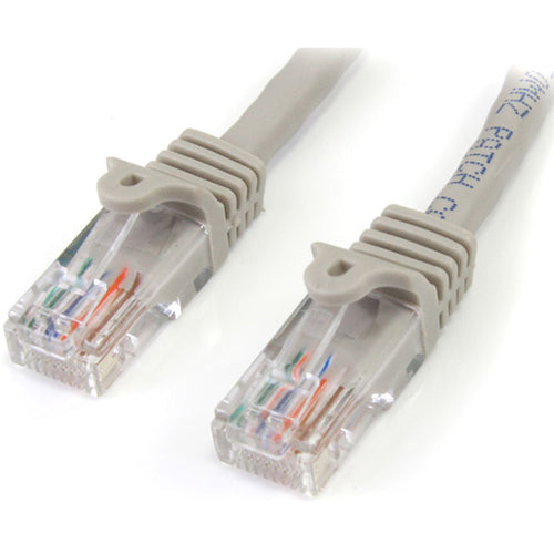 StarTech.com 25ft Gray Snagless Cat5e UTP Patch Cable 45PATCH25GR