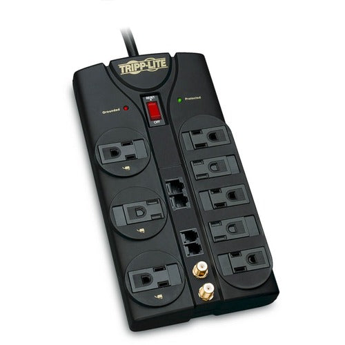 Tripp Lite by Eaton 8-Outlet TV/Modem Surge Protector TLP810NET