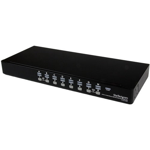 StarTech.com 16 Port 1U Rackmount USB PS/2 KVM Switch SV1631DUSB