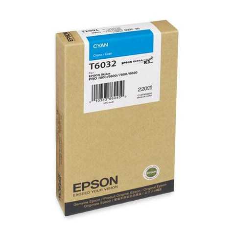 Epson Cyan Ink Cartridge T603200