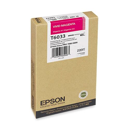 Epson UltraChrome T6033 Vivid Magenta Ink Cartridge T603300