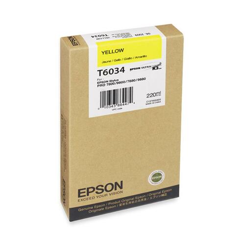 Epson Yellow Ink Cartridge T603400