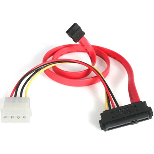 StarTech.com 18in SAS 29 Pin to SATA Cable with LP4 Power SAS729PW18