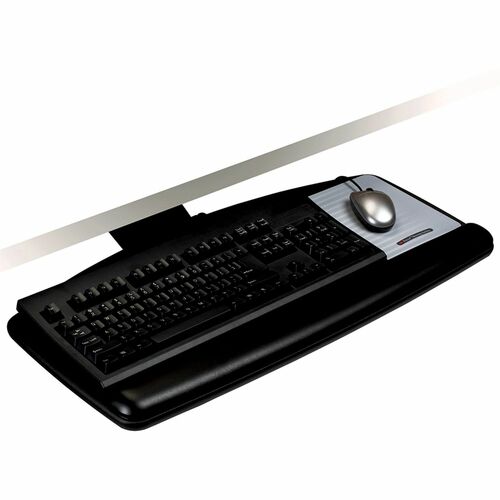 3M Easy Adjust Keyboard Tray with Standard Keyboard and Mouse Platform AKT90LE