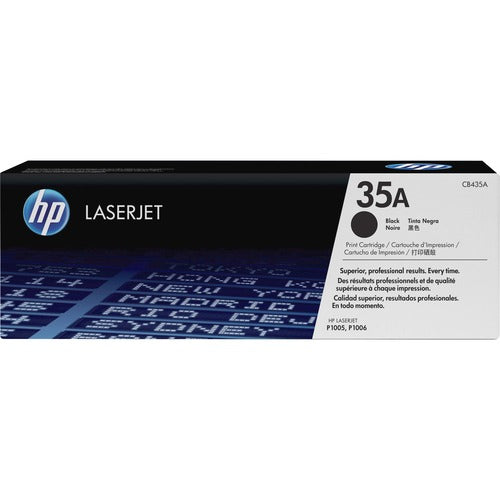 HP 35A (CB435A) Black Original LaserJet Toner Cartridge CB435A