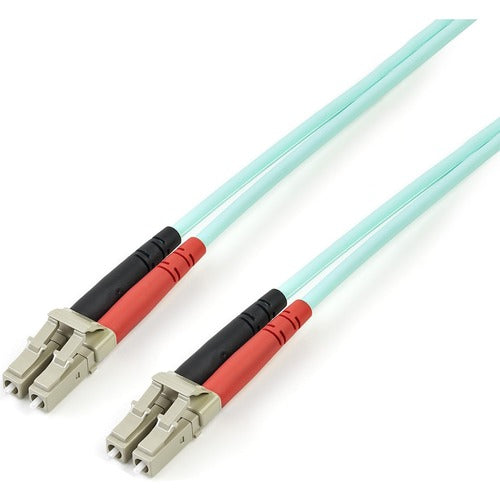 StarTech.com 2m 10 Gb Aqua Multimode 50/125 Duplex LSZH Fiber Patch Cable LC - LC A50FBLCLC2