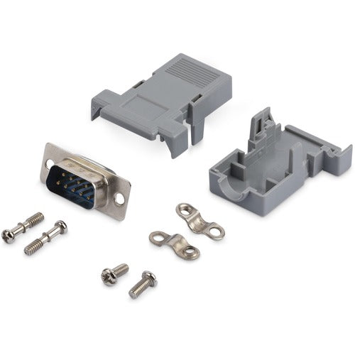 StarTech.com Assembled DB9 Male Solder D-SUB Connector with Plastic Backshell C9PSM