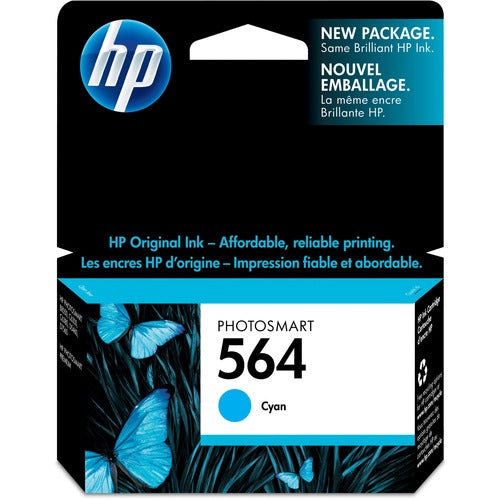 HP 564 Cyan Ink Cartridge CB318WN#140