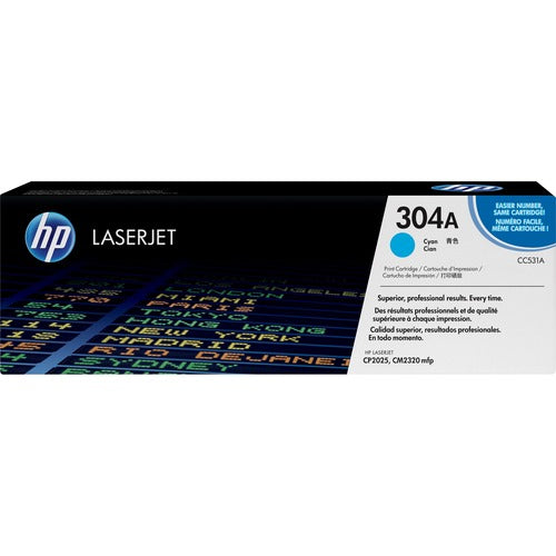 HP 304A (CC531A) Toner Cartridge CC531A