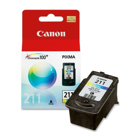 Canon CL-211 ChromaLife100 Plus Color Ink Cartridge 2976B001