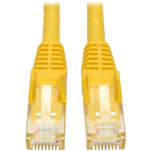 Tripp Lite by Eaton 20-ft. (6.09 m) Cat6 Yellow Gigabit Patch Cord Snagless Molded N201-020-YW