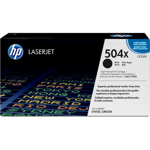 HP 504X (CE250X) Toner Cartridge CE250X