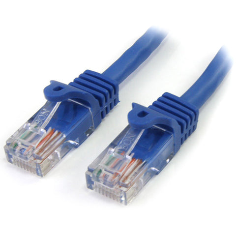 StarTech.com 50 ft Blue Snagless Cat5 UTP Patch Cable RJ45PATCH50