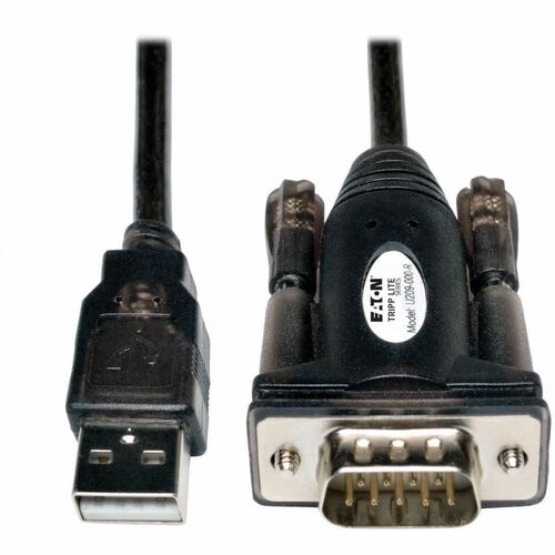 Tripp Lite by Eaton USB to Serial Adapter (USB-A Male to DB9M) U209-000-R