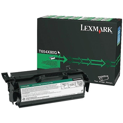 Lexmark Extra High Yield Black Toner Cartridge T654X80G