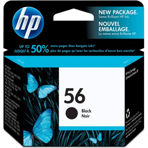 HP 56 Black Ink Cartridge C6656AN#140