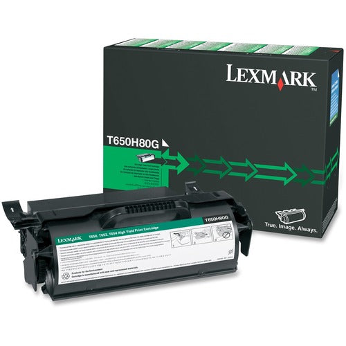 Lexmark High Yield Black Toner Cartridge T650H80G