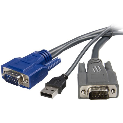 StarTech.com 6 ft Ultra-Thin USB VGA 2-in-1 KVM Cable SVUSBVGA6