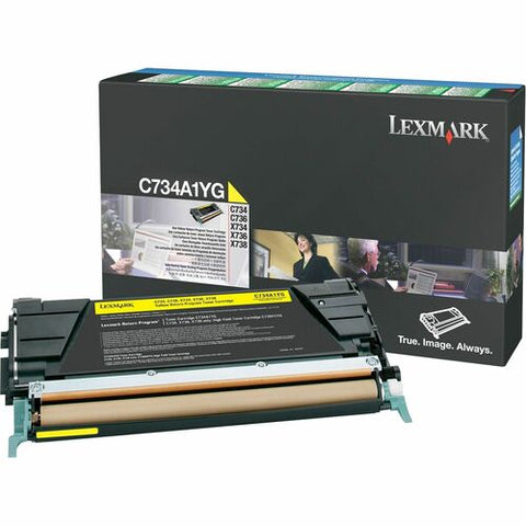 Lexmark C734A1 Series Toner Cartridges C734A1YG