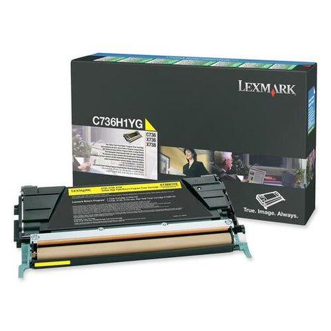 Lexmark C736H1 Series Toner Cartridges C736H1YG