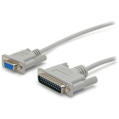 StarTech.com 10 Ft Serial Null Modem Cable 9-25 F/M SCNM925FM