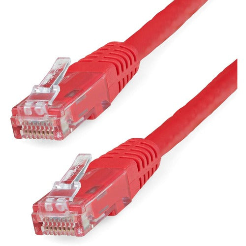 StarTech.com 15ft Red Cat6 UTP Patch Cable ETL Verified C6PATCH15RD