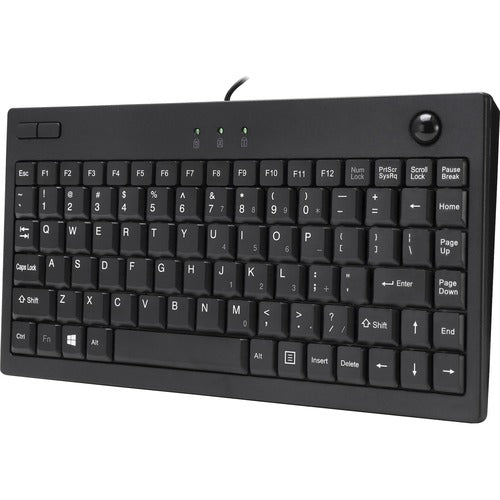 Adesso Mini Trackball Keyboard AKB-310UB