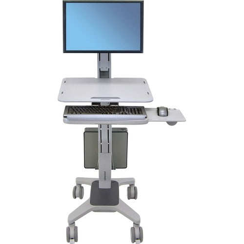 Ergotron WorkFit-C, Single LD Sit-Stand Workstation 24-198-055