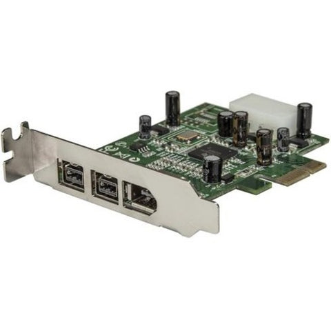 StarTech.com 3 Port 2b 1a Low Profile 1394 PCI Express FireWire Card Adapter PEX1394B3LP