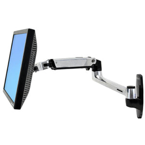 Ergotron LX Wall Monitor Arm (Polished Aluminum) 45-243-026