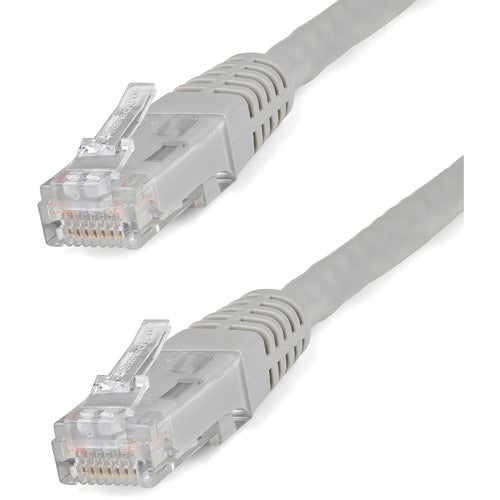 StarTech.com 50ft Gray Cat6 UTP Patch Cable ETL Verified C6PATCH50GR