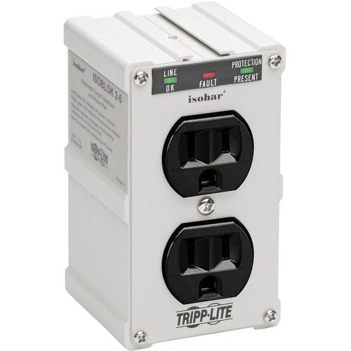 Tripp Lite by Eaton Isobar ISOBLOK2-0 2-Outlets Surge Suppressor/Protector IBLOK2-0