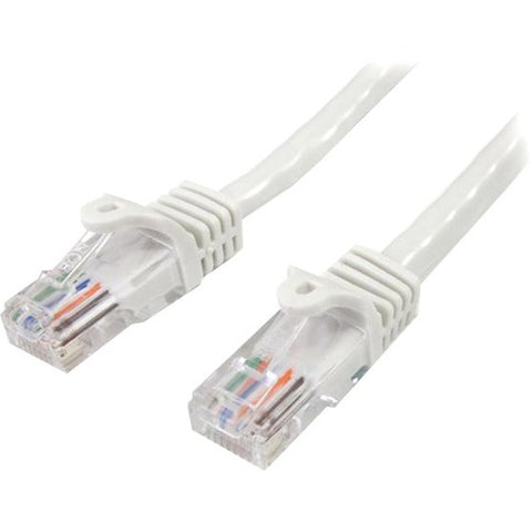 StarTech.com 5ft White Snagless Cat5e UTP Patch Cable 45PATCH5WH