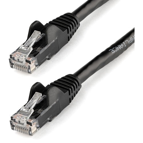 StarTech.com 25 ft Black Snagless Cat6 UTP Patch Cable N6PATCH25BK