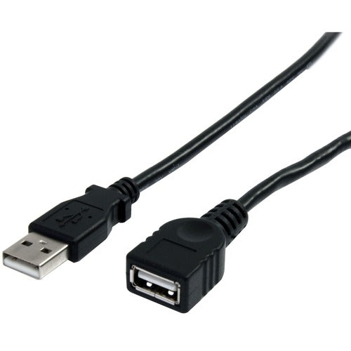 StarTech.com 3 ft Black USB 2.0 Extension Cable A to A - M/F USBEXTAA3BK