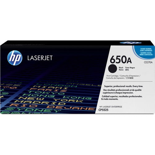 HP 650A (CE270A) Toner Cartridge CE270A