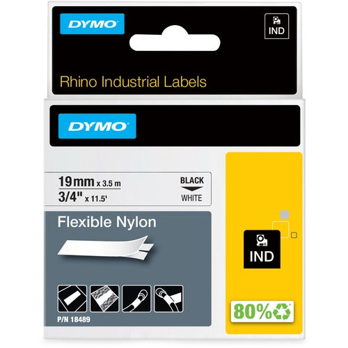 Dymo Rhino Flexible Nylon Labels 18489