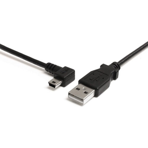 StarTech.com 6 ft Mini USB Cable - A to Left Angle Mini B USB2HABM6LA