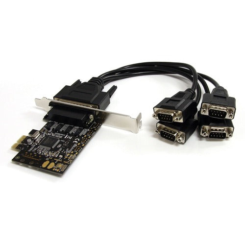 StarTech.com 4 Port RS232 PCI Express Serial Card w/ Breakout Cable PEX4S553B