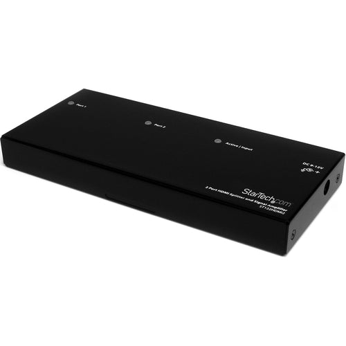 StarTech.com 2-Port HDMI Splitter And Signal Amplifier ST122HDMI2