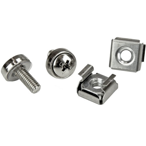 StarTech.com 100 Pkg M5 Mounting Screws and Cage Nuts for Server Rack Cabinet CABSCREWM52