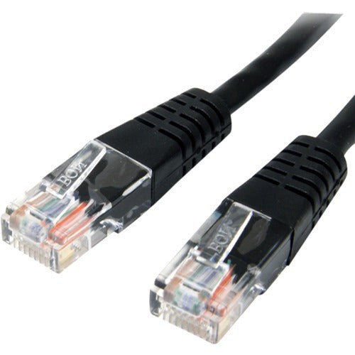 StarTech.com 10ft Black Molded Cat5e UTP Patch Cable M45PATCH10BK