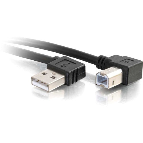 C2G 16.4ft USB A to USB B Right Angle Adapter Cable - M/M 28112