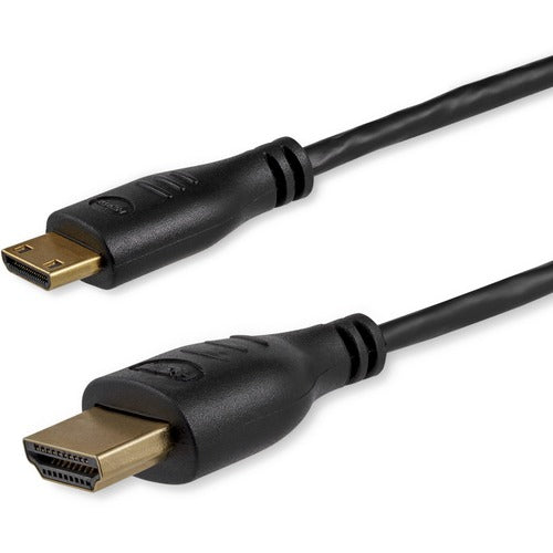 StarTech.com 3 ft Slim High Speed HDMI&amp;reg; Cable with Ethernet - HDMI to HDMI Mini M/M HDMIACMM3S