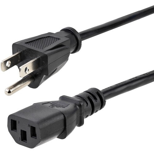 StarTech.com 10 ft 14 AWG Computer Power Cord - NEMA5-15P to C13 PXT1011410