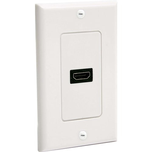 StarTech.com Single Outlet Female HDMI Wall Plate White HDMIPLATE