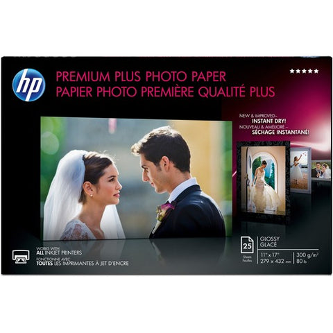 HP Premium Plus Glossy Tabloid Photo Paper CV065A